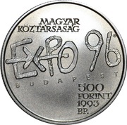 500 Forint EXPO '96 obverse image