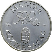 500 Forint Old Danube Ship "Carolina" obverse image