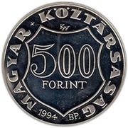 500 Forint Lajos Kossuth obverse image