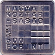 500 Forint Ernő Rubik obverse image