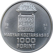1000 Forint Atlanta Olympics - Swimmers obverse image