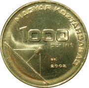 1000 Forint Message - Mercury obverse image
