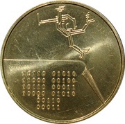 1000 Forint Message - Mercury reverse image