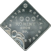 1000 Forint József Galamb and Jenő Farkas obverse image
