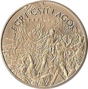 1000 Forint Géza Gárdonyi: The Stars of Eger, Hungary, 2013 reverse image