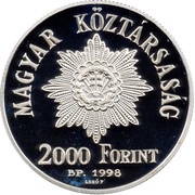 2000 Forint Hungarian Revolution of 1848-49 obverse image