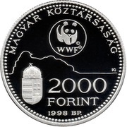 2000 Forint World Wildlife Fund obverse image