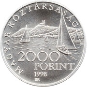 2000 Forint Old Balaton Ship: "Phoenix" obverse image