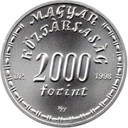 2000 Forint Loránd Eötvös obverse image