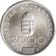 2000 Forint Millennium obverse image
