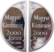 2 x 2000 Forint - Zsuzsanna Lorántffy obverse image