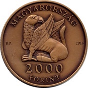 2000 Forint Somogyvár-Kupavár obverse image