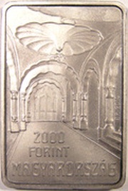 2000 Forint Ödön Lechner obverse image