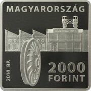 2000 Forint Ábrahám Ganz obverse image