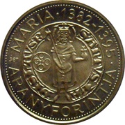 2000 Forint Gold Forint of Mária, Hungary, 2014 reverse image