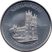 2000 Forint 200th Anniversary of Birth of Miklós Ybl obverse image