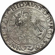1 Reichsthaler - 72 kreuzer - Ferdinand I Hall reverse image