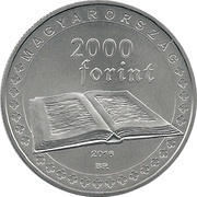 2000 Forint Constitution of Hungary obverse image
