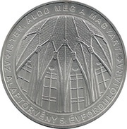 2000 Forint Constitution of Hungary, Hungary, 2016 reverse image