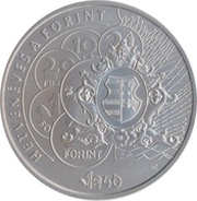 2000 Forint 70 years of Forint, Hungary, 2016 reverse image