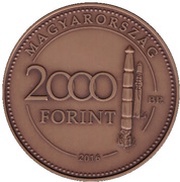 2000 Forint Rákoskeresztúr New Public Cemetery obverse image