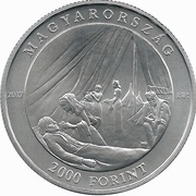 2000 Forint Zsuzsanna Kossuth obverse image
