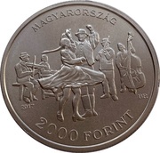 2000 Forint László Lajtha obverse image