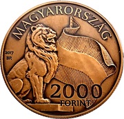 2000 Forint Kossuth Square obverse image