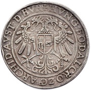 Thaler 3 Empereurs or DreiKaisertaler - Ferdinand I Hall, Austria, 1556-1564 reverse image