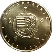 2000 Forint Gold Florin of Albert Habsburg obverse image