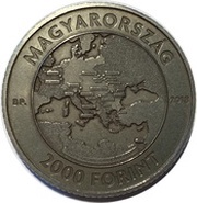 2000 Forint 100th Anniversary of the End of World War I obverse image