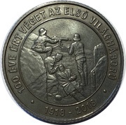 2000 Forint 100th Anniversary of the End of World War I, Hungary, 2018 reverse image