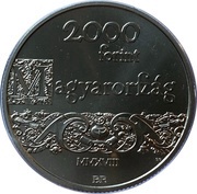 2000 Forint Unitarian Church obverse image