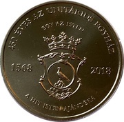 2000 Forint Unitarian Church, Hungary, 2018 reverse image