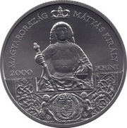 2000 Forint King Matthias obverse image