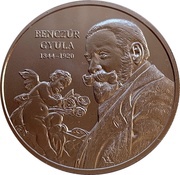 2000 Forint Gyula Benczúr reverse image