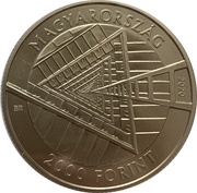2000 Forint János Harsányi, Hungary, 2020 reverse image