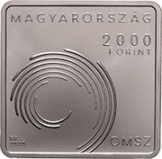 2000 Forint Hungarian Meteorological Service obverse image