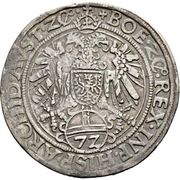 1 Reichsthaler 72 kreuzer - Ferdinand I Hall, Austria, 1558 reverse image