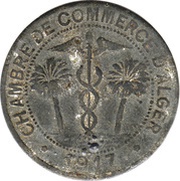 10 Centimes Alger Chamber of Commerce obverse image
