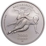 2000 Forint Hungarian Olympic Comittee, Hungary, 2020 reverse image