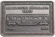 2000 Forint Millennium Underground Railway, Hungary, 2021 reverse image