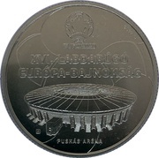 2000 Forint XVI. UEFA European Championship, Hungary, 2021 reverse image