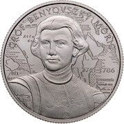 2000 Forint Maurice Benyovszky, Hungary, 2021 reverse image