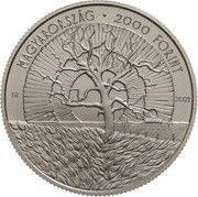 2000 Forint János Pilinszky obverse image