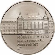2000 Forint 240th anniversary of the foundation of the Budapest University of Technology and Economics obverse image