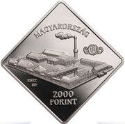 2000 Forint 150th Anniversary of the birth of Gedeon Richter obverse image