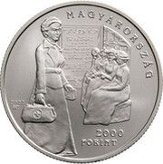 2000 Forint Hugonnai Vilma obverse image