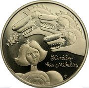 2000 Forint The king little Miklós, Hungary, 2022 reverse image