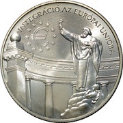 3000 Forint Integration into the European Union, Hungary, 1999 reverse image
